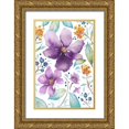 thumbnail image 1 of Medley, Elizabeth 23x32 Gold Ornate Wood Framed with Double Matting Museum Art Print Titled - Spring Poppies II, 1 of 4