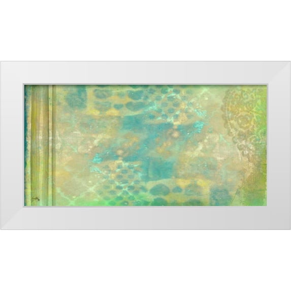 Medley, Elizabeth 24x14 White Modern Wood Framed Museum Art Print Titled - Sing and Play Pattern I