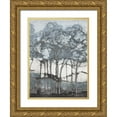 thumbnail image 1 of Medley, Elizabeth 25x32 Gold Ornate Wood Framed with Double Matting Museum Art Print Titled - Watercolor Forest I, 1 of 4
