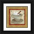 thumbnail image 1 of Medley, Elizabeth 26x26 Black Ornate Wood Framed with Double Matting Museum Art Print Titled - Golden Coffee I, 1 of 4