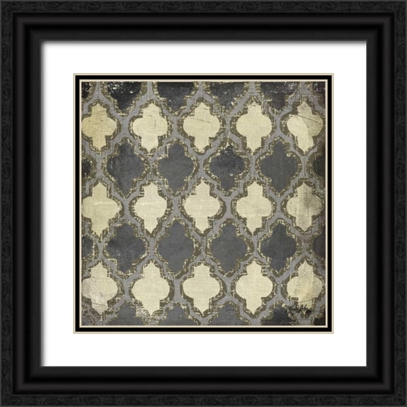 Medley, Elizabeth 26x26 Black Ornate Wood Framed with Double Matting Museum Art Print Titled - Gray Modele I