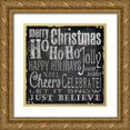 thumbnail image 1 of Medley, Elizabeth 26x26 Gold Ornate Wood Framed with Double Matting Museum Art Print Titled - Holiday Type III, 1 of 4