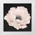 thumbnail image 1 of Medley, Elizabeth 26x26 White Modern Wood Framed Museum Art Print Titled - Pink Flower on Black II, 1 of 4