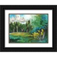 thumbnail image 1 of Medley, Elizabeth 32x25 Black Ornate Wood Framed with Double Matting Museum Art Print Titled - Small Village II, 1 of 4