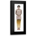 thumbnail image 1 of Medley, Elizabeth 9x18 Black Modern Framed Museum Art Print Titled - Woman Of The World III, 1 of 5