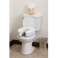 Medline 4" High Padded Toilet Seat