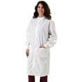 thumbnail image 1 of Medline 6620BLHL Unisex ASEP A/S Barrier Lab Coats - L, White, 1 of 1