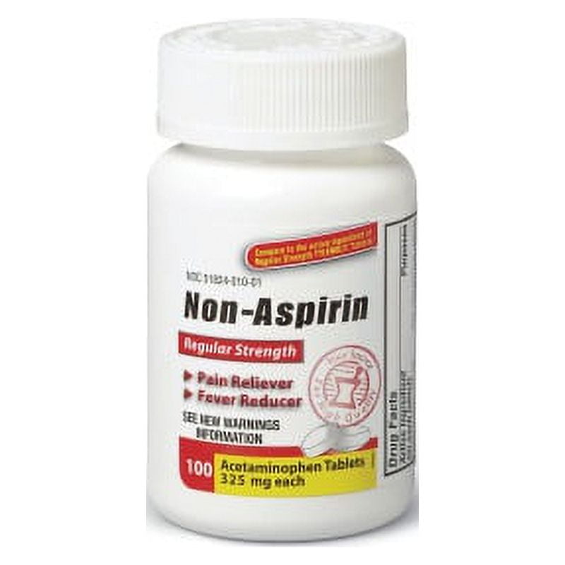 Medline Acetaminophen Regular Strength Tablets OTC10101