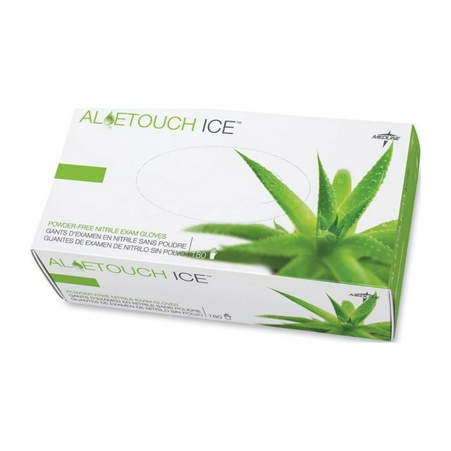 Medline Aloetouch Ice Examination Gloves