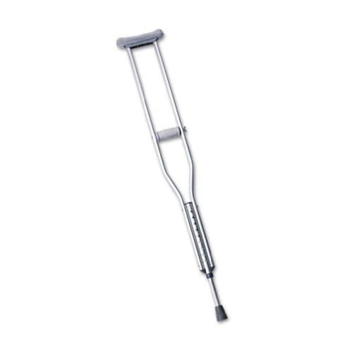 Medline Aluminum PushButton Crutches Adult Walmart Business Supplies