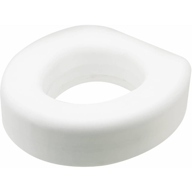 Medline Basic Elevated Toilet Seat Riser, 250 lb Weight Capacity