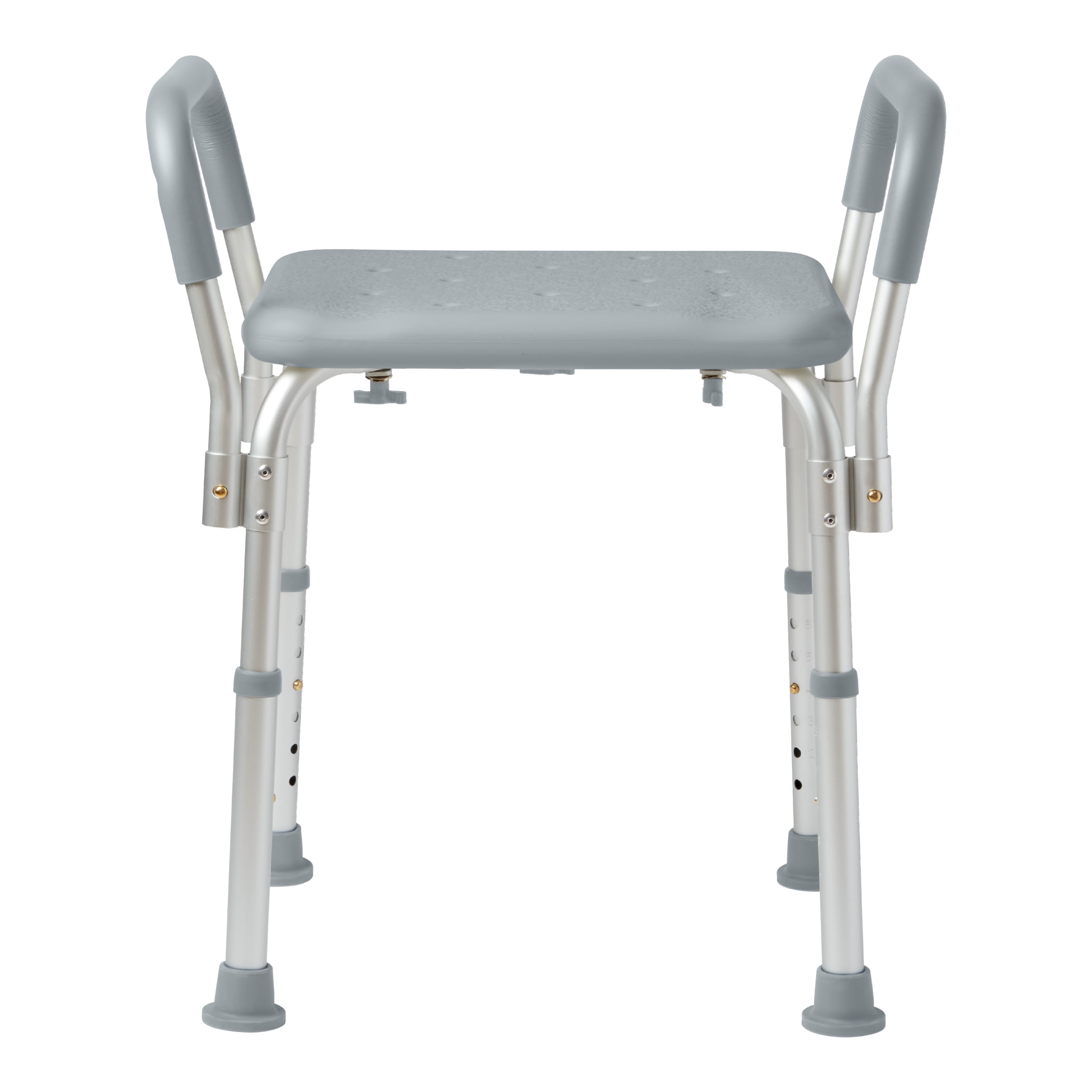 Medline Comfortable Folding Wheelchair with Swing-Back Desk-Length Arms and  Swing-Away Footrests, 20”W x 16”D Seat
