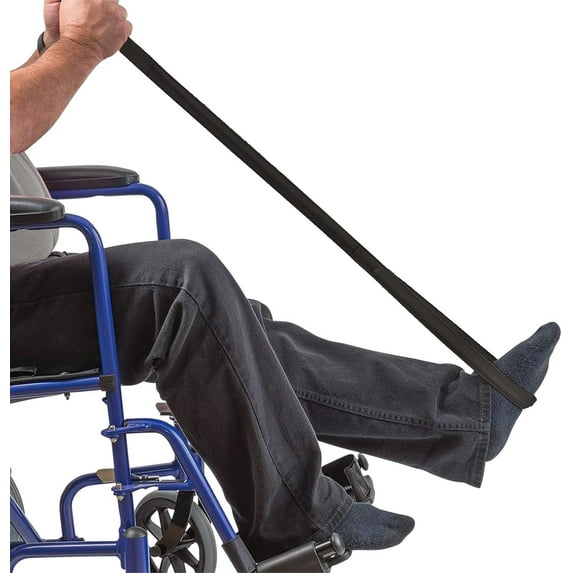 Medline Bendable 40" Leg Lifter, Black