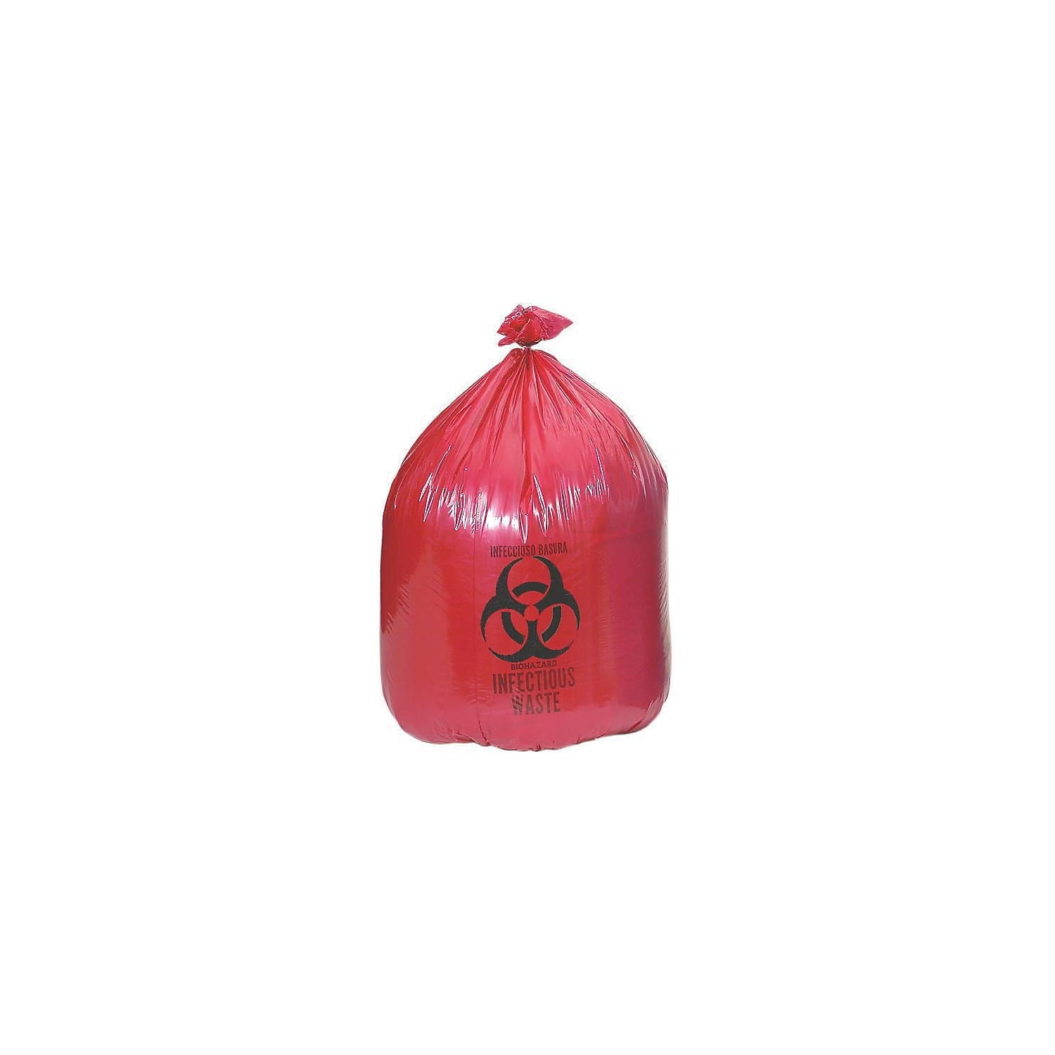 Medline Biohazard Liners; 4 gal 17" L x 17" W Red 500/Pack NON151717