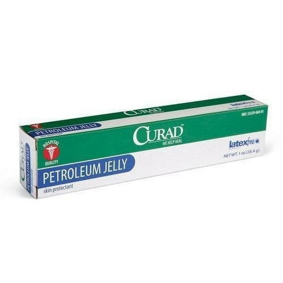 Medline CUR005331 CURAD Petroleum Jelly, 1-oz. Tube (Pack of 3)
