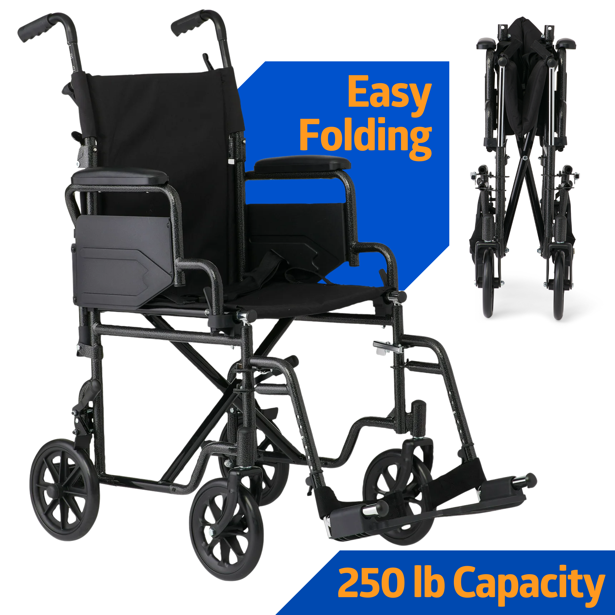 Buy Fohapfa Ultra Lightweight Folding Wheelchair, Wheelchairs For
