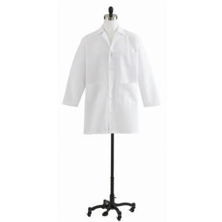 Medline Collared Lab Coat,White,39 In. L