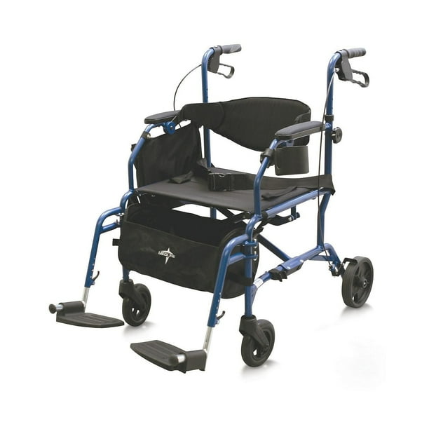 Medline Combination Rollator Transport Chair MDS808200TR