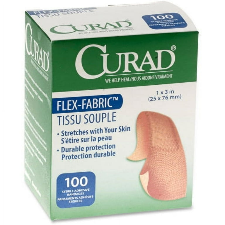 Medline Comfort Cloth Adhesive Fabric Bandages - 1 Medline Comfort Cloth Adhesive Fabric Bandages - 1