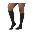thumbnail image 1 of Medline Curad 8-15mmHg Knee High Compression Sock Black Medium Regular Length Each MDS1717BBH, 1 of 4