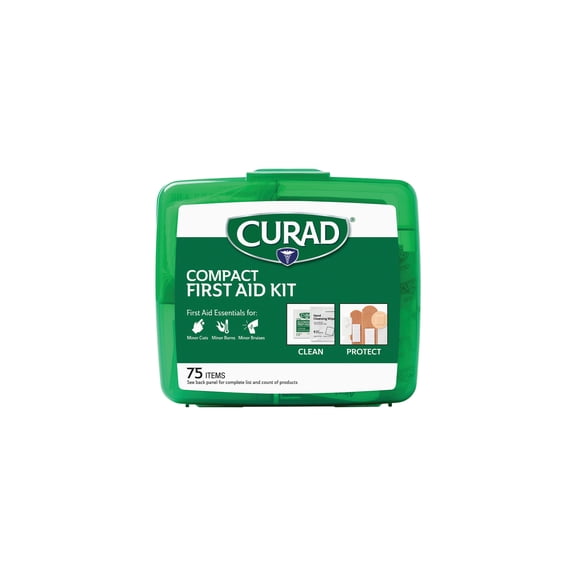 Medline Curad Compact First Aid Kit - Pack of 4