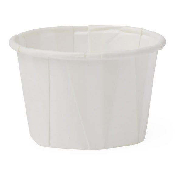 Medline Disposable Paper Souffle Cups, 1 oz., 250 Count White