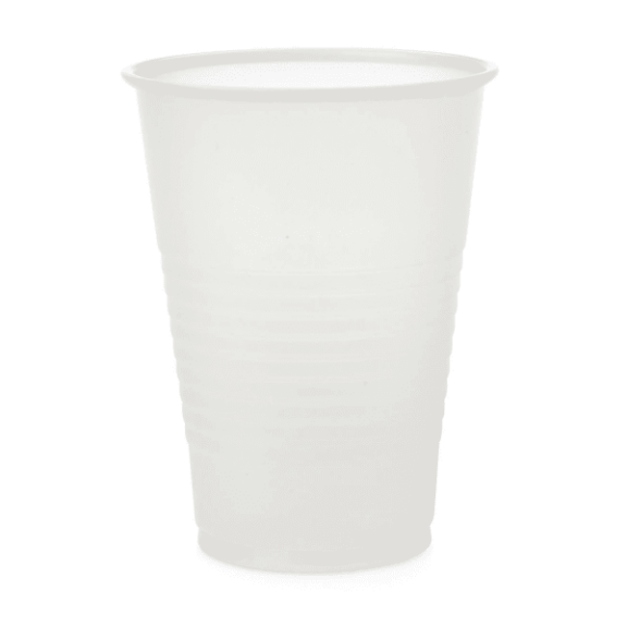 Medline Disposable Plastic Drinking Cups, 7 Oz, Translucent, 100 Cups Per Bag, Case Of 25 Bags