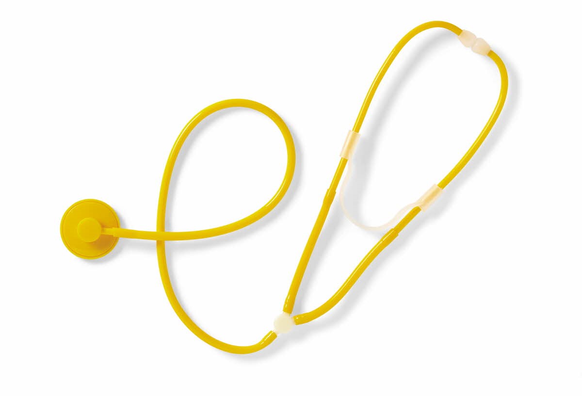 Medline Disposable Stethoscope, Yellow