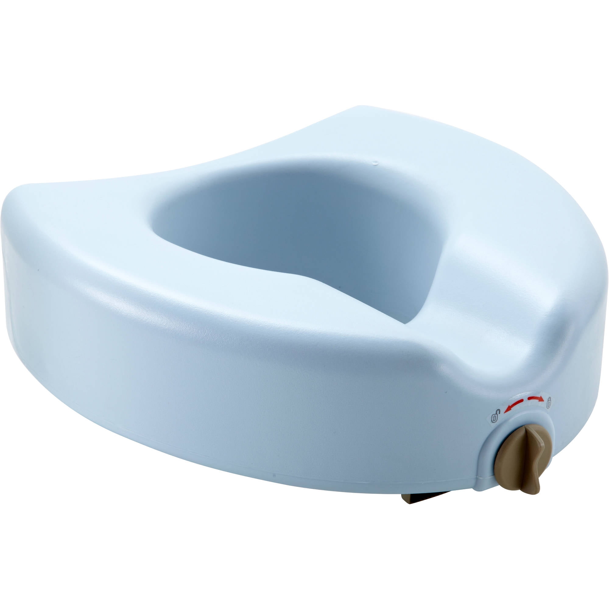 Medline Elevated Locking Toilet seat with Microban Antimicrobial