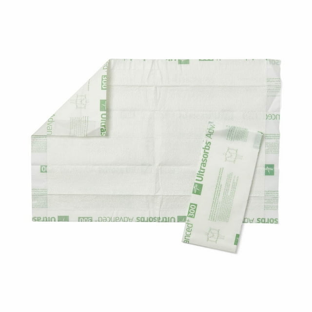Medline Extrasorbs Air Permeable Super Absorbent Drypad Underpads, 23