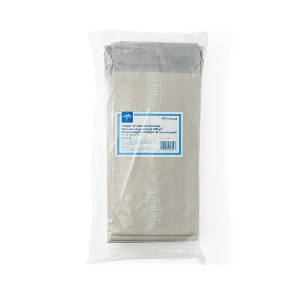 FitRight Disposable Adult Bed Pads for Incontinence, Furniture, or Pets, Extended Use, Medium, 23 x 14in, 10 Count