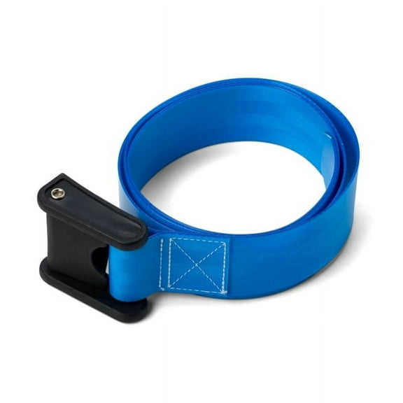 Medline Gait Belt, Mobility Aid, Helps Transferring Mobility Challenged Individuals, 2" X 60", Blue, 1 Each