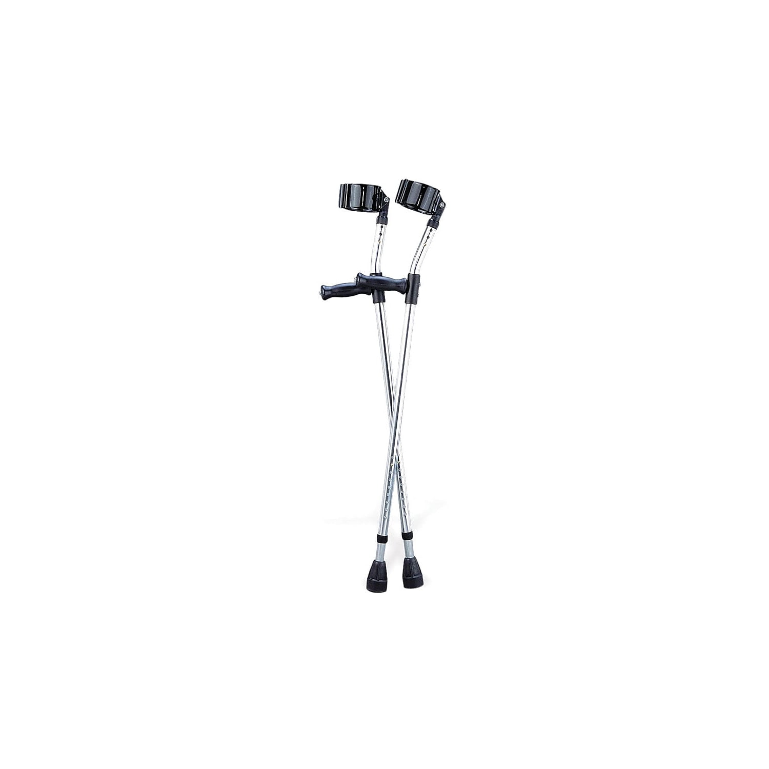 Medline Guardian Forearm Crutches 5 ft 10" to 6 ft 6" H Tall Adult