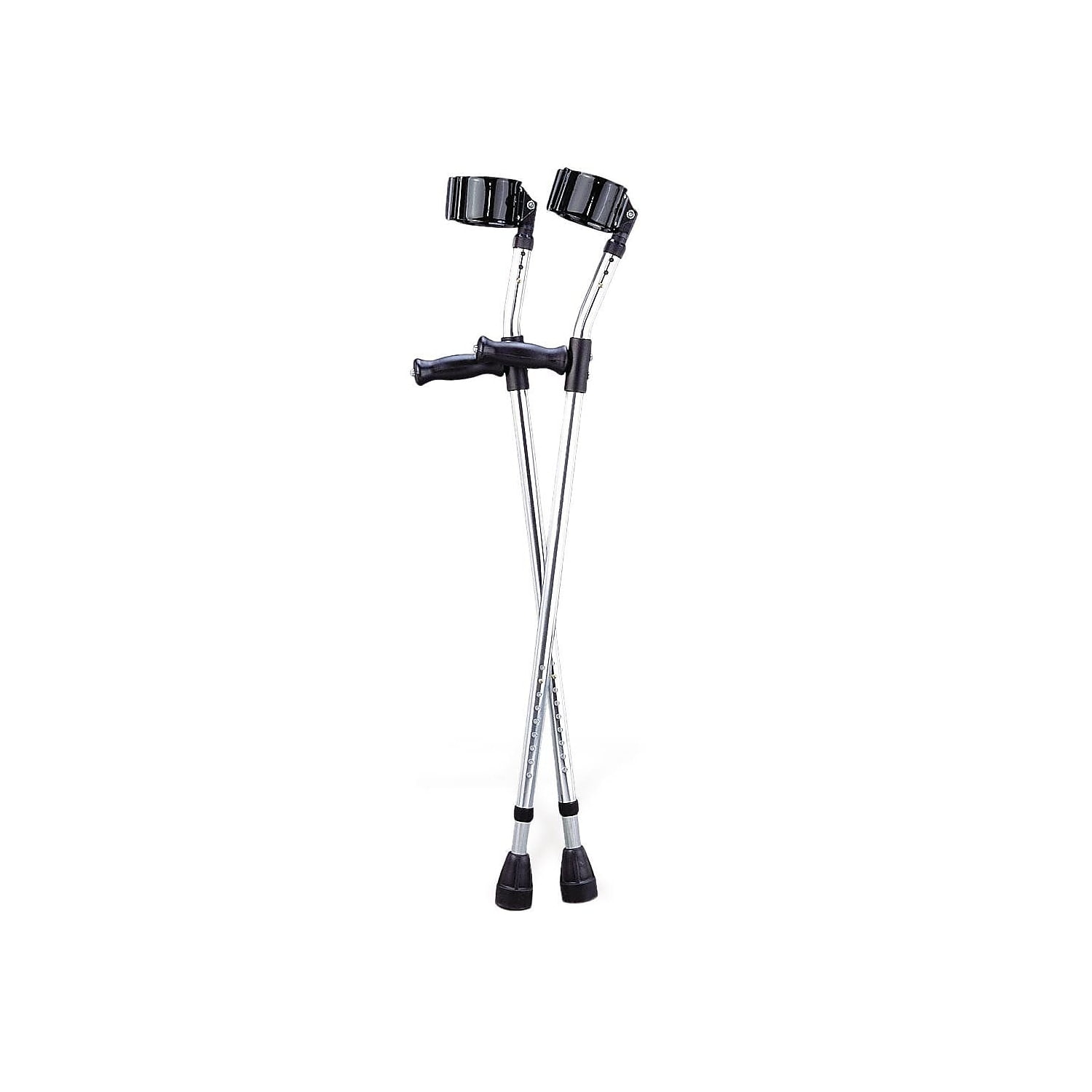 Medline Guardian Forearm Crutches 5 ft to 6 ft 2" H Adult G05161