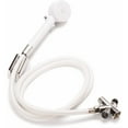 Medline Handheld Shower Head, 6.5 ft. Hose, White