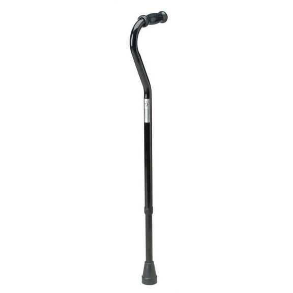 Medline Heavy-Duty Bariatric Offset Handle Cane with 500 lb Weight Capacity