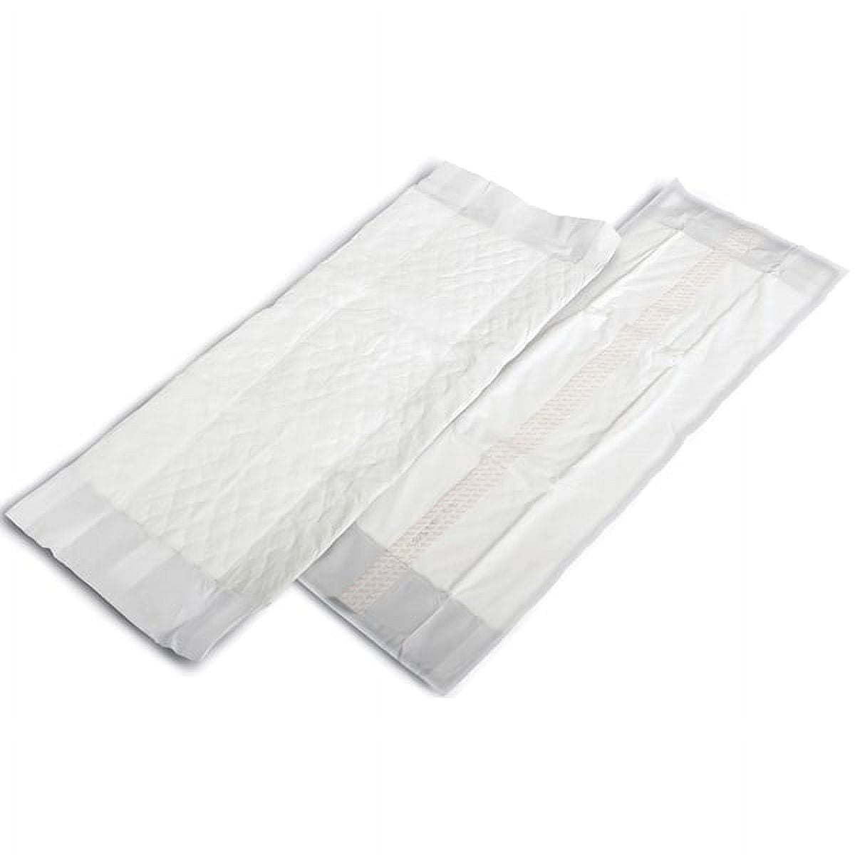 Medline Incontinence Liners, 9" x 24", White, 20 Liners per Bag, Case of 4 Bags