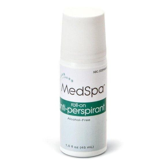 Medline MedSpa Roll-On Unisex Antiperspirant / Deodorant, 1.5 oz - 96 Per Case