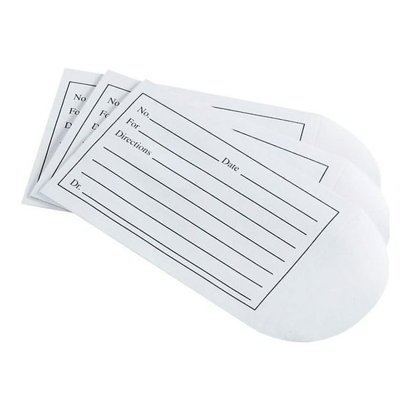 Medline Pill Medication Envelopes 3.5" x 2.25", 500 Count