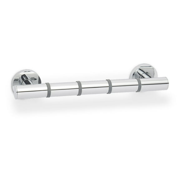 Medline Momentum 15" Bath Safety Grab Bar, Raised Ridges for Improved Grip, Chrome Finish, 350 lbs. Weight Capacity