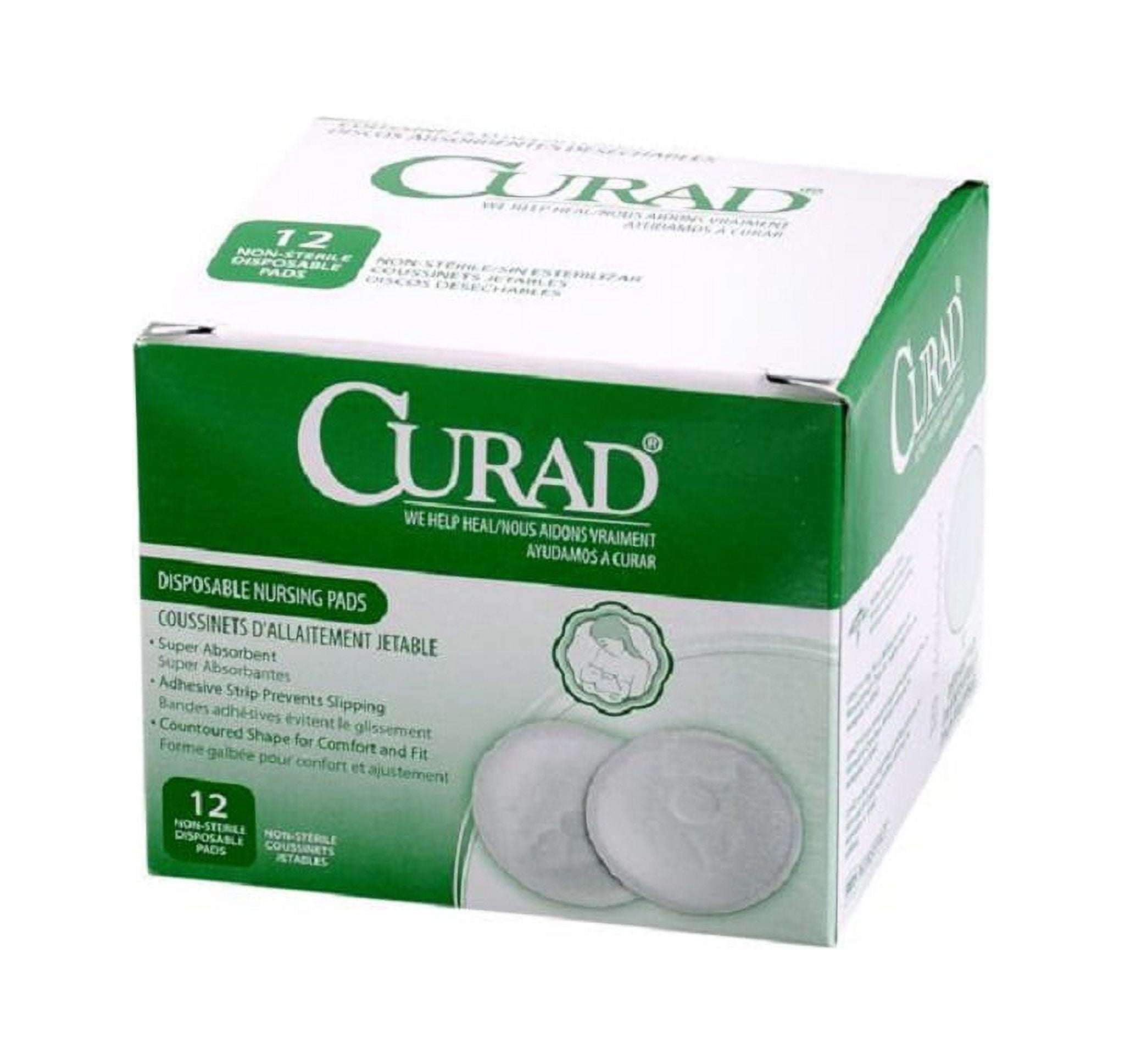 Medline NURSEPAD1 Curad Latex Free Disposable Nursing Pads with