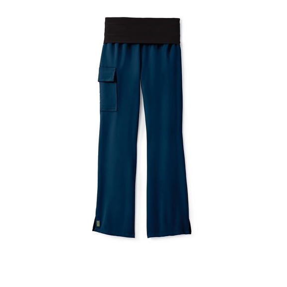 Medline Ocean ave Ladies Yoga Elastic Waist Scrub Pant Navy LP 5560NVYLP