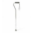 thumbnail image 1 of Medline Offset Handle Fashion Canes, Chrome, 1 of 1