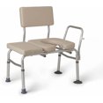 Medline Padded Transfer Bench with Commode Opening