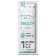 Medline Perineal Cold Packs, Postpartum Care Absorbent Pads, 24 Count, 4.5 in x 14.25 in