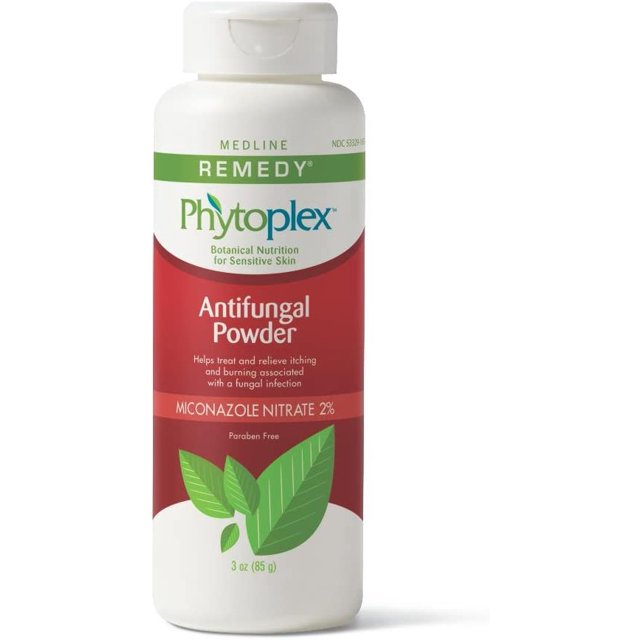 Medline Phytoplex Antifungal Powder, Treats Athlete's Foot, Jock Itch