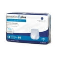 Medline Protection Plus Classic Protective Underwear, Large, 18 Ct