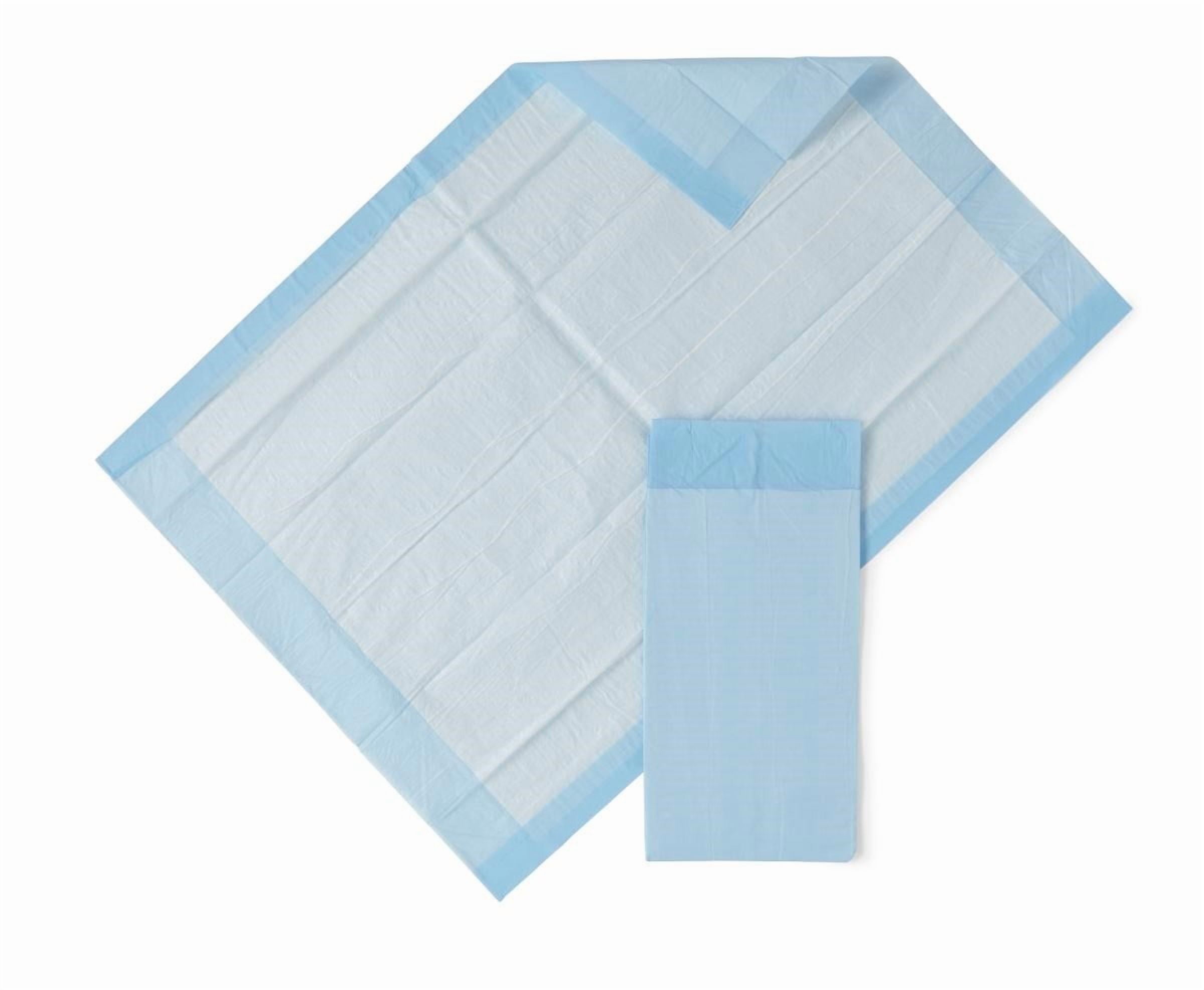 Medline Disposable Adult Bed Pads for Incontinence, Furniture, or Pets, Medium, Light Absorbency, 30 x 30in, 150 Count