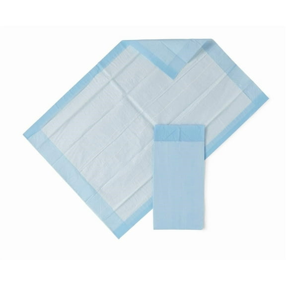 Medline Disposable Adult Bed Pads for Incontinence, Furniture, or Pets, Medium, Light Absorbency, 30 x 30in, 150 Count