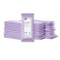 Medline ReadyBath Unscented Adult Bath Wipes, No Rinse Shower Wipes with Aloe (8 Wipes, 30 Packs), 240 Total Wipes